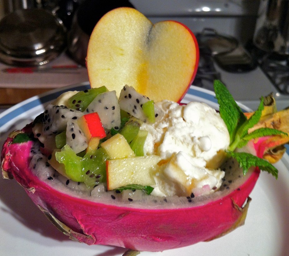 Dragonfruit salad
