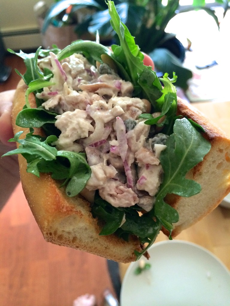 Leftover Ahi Tuna Salad